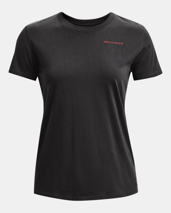 T-shirt à manches courtes UA Run Anywhere pour femme, Gray, pdpMainDesktop image number 5